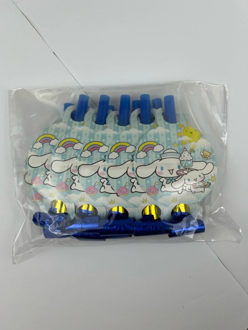 Sanrio Cinnamoroll Birthday Party Supplies Set 67pc Decorations Blue Background